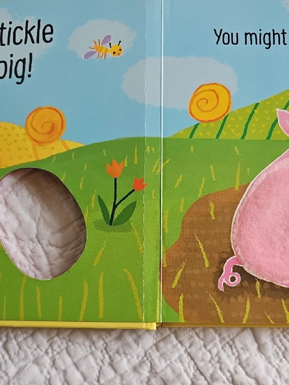 Born Don't Tickle the Pig! - Yellow Cover with Pink Pig